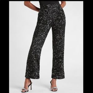 Express High Waisted Sequin Trouser XS
